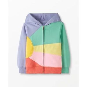 Hanna Andersson Kids Spring Into Sunshine Hoodie - Size 8